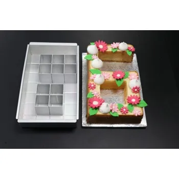 Forma na pečení Patisdécor Dortová forma na písmena a čísla - flexibilní