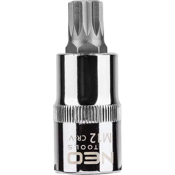 Gola hlavice Dr�kovan� hrot na 1/2" obj�mce, M12 x 55 mm 08-734 NEO TOOLS
