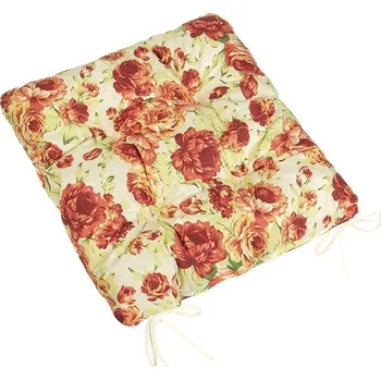 Podsedák Sedák BERTA prošívaný Růžová,Zelená BX11070 - 40x40 cm / 40x40 cm prošívaný