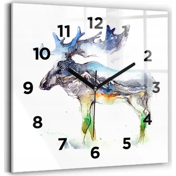 Hodiny Nástěnné hodiny Wallfluent modré 30 cm