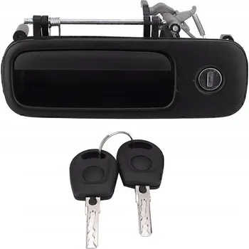 Dveře karosérie KLIKA ZADNÍHO VÍKA KUFRU VČETNĚ VLOŽKY ZÁMKU VW GOLF 4 POLO 6N CADDY