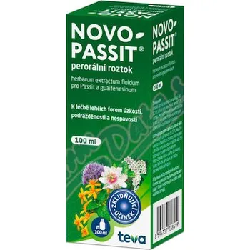 Lék na kašel, rýmu a nachlazení Novo-Passit 77.5mg/ml+40mg/ml por.sol.100ml
