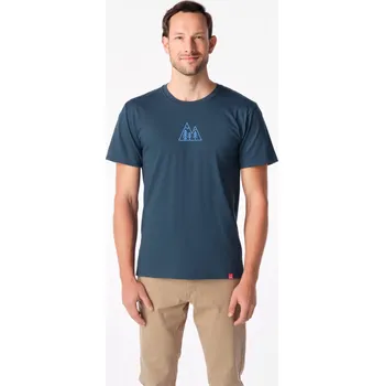 Pánské tričko CityZen - AGEN Pánské tričko modré s potiskem Hory 6XL