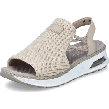 Dámské pantofle Dámské nazouváky Rieker 65661-60 Barva: Béžová, Velikost: 37