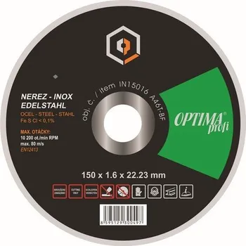 Řezný kotouč KRAFTWERKTOOLS Řezný kotouč na ocel a nerez PF Varianta: Řezný kotouč na ocel a nerez 125x1,6mm PF