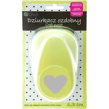 Děrovačka dpCraft Dekorační děrovačka 6,3 cm – srdce