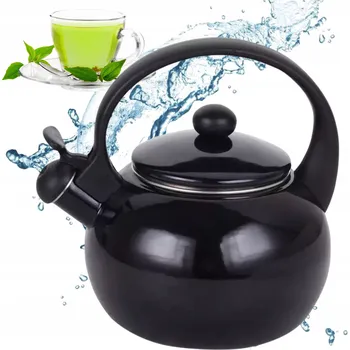 Varná konvice Odelo tradiční smaltovaná ocelová Konvice 2,2 l černá