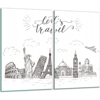 Obraz Krájecí deska TMK ArtDeko sklo 2 ks