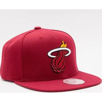 Kšiltovka Kšiltovka Mitchell & Ness Team Ground 2.0 Snapback Miami Heat Maroon