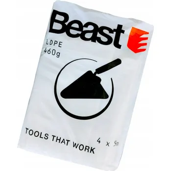 Zakrývací fólie na malování Fólie Malířská Fólie Ochranná Stavební Silná Beast 4 m x 5 m