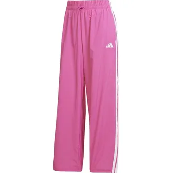 adidas Essentials 3-Stripes Lifestyle Woven Parachute Tracksuit Bottoms Womens Fuchsia/White S (8-10)