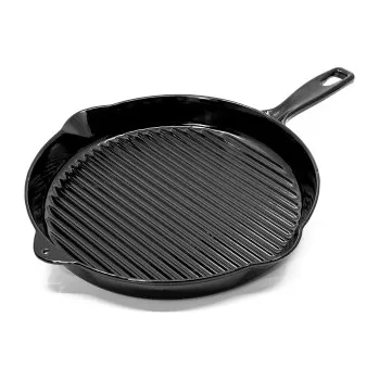 Litinová steak pánev kulatá Noral černá