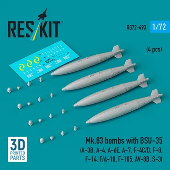 Plastikový model 1/72 Mk.83 bombs w/ BSU-35 (4 pcs.)