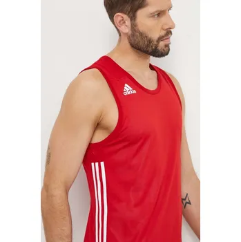 Pánská móda Oboustranné tréninkové tričko adidas Performance Speed Reversible DY6595 červená 33X, vel. M