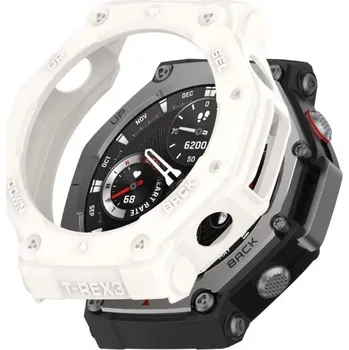 Příslušenství k chytrým hodinkám Silikonový rámeček pro Amazfit T-Rex 3 - Bílý