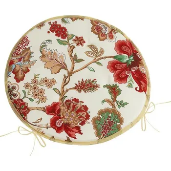 Podsedák Sedák EMA kulatý hladký Červená - průměr 40 cm