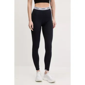 Dámské legíny Legíny Guess ALINE dámské, modrá barva, s potiskem, V5GB04 KCSA2 V5GB04.KCSA2 59X, vel. XS