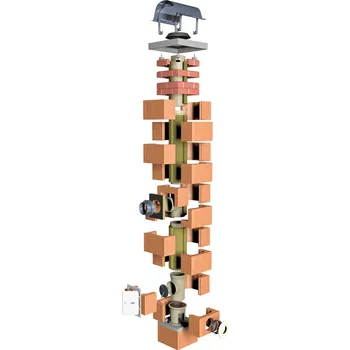 Komín Komínová sestava Ciko Tec DN 180 výška 7 m