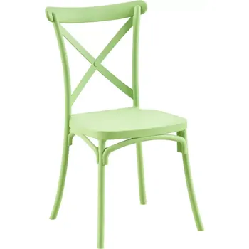 Jídelní židle Stohovatelná židle SAVITA - zelená - SLEVA 3% s kodem radost25