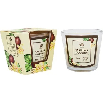 Svíčka ARÔME Svíčka 120 g, ve skle, Vanilla & Coconut