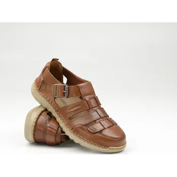 Pánské sandále Josef Seibel Pánské sandály J.Seibel 42708 859 370 cognac Velikost: 39