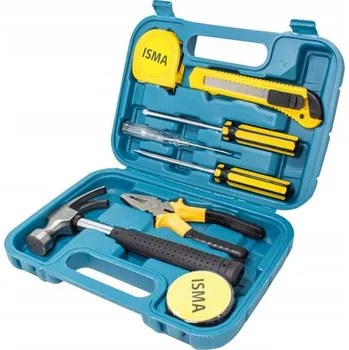Šroubovák KOMPLET NÁSTROJŮ 9 el. Kombinačky Šroubovák Kladivo Šroubovák ISMA