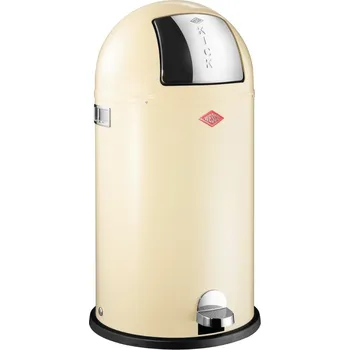 Odpadkový koš Kickboy, volně stojící koš, mandlová