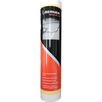 stavební silikon Berner 372775 Akrylový těsnící tmel 310 ml - bílý + sleva 5% po přihlášení