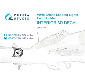 Plastikový model 1/48 Lamp holder for WWII British landing lights