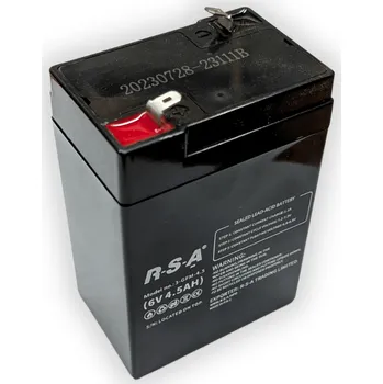 Motorová koloběžka Baterie olověná průmyslová ELJET R-S-A, 6V 4.5Ah
