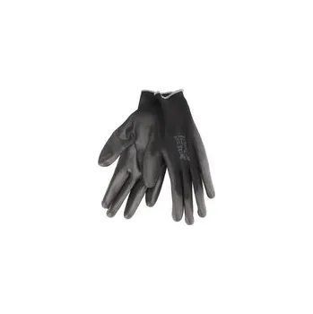 Pracovní rukavice Rukavice 10" černé z polyesteru polomáčené v PU, EXTOL PREMIUM