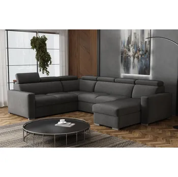 Sedací souprava Sedací souprava Petrit U pravá Kronos šedá