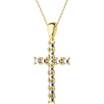 Přívěsek Zlatý přívěsek - kříž - AP541-8308