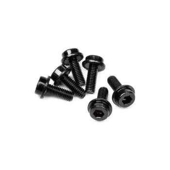 RC vybavení Flanged Cap Head Screw M3X8Mm (6Pcs)