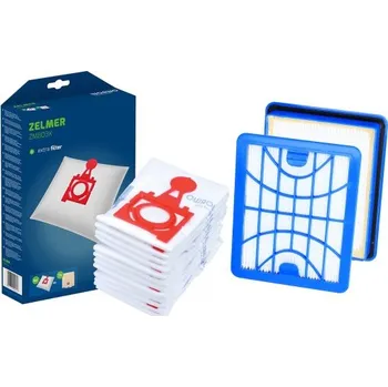 Sáček do vysavače Worwo Sada HEPA filtr + sáčky pro ZELMER Jupiter ZVC425HT 1 + 4ks