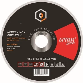 Řezný kotouč KRAFTWERKTOOLS Řezný kotouč na ocel a nerez PW Varianta: Řezný kotouč na ocel a nerez 115x1,0mm PW