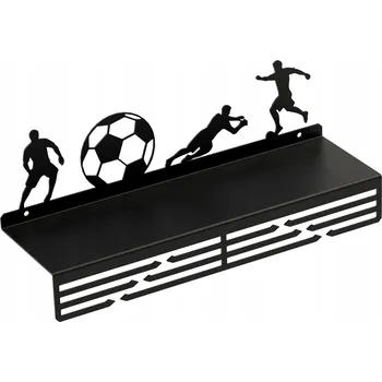 Věšák Věšák na medaile pro fotbalisté s poličkou - fotbal