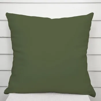 Povlak na dekorativní polštářek Dekorační povlak na polštář Rongo RG-081 Tmavý olivově zelený 50 x 60 cm