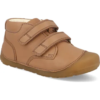 Barefoot dětské kotníkové boty Bundgaard - Petit Cognac hnědé Velikost: 25
