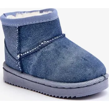 Dívčí sněhule Dětské sněhule se třpytkami, Blue Sulinne 33