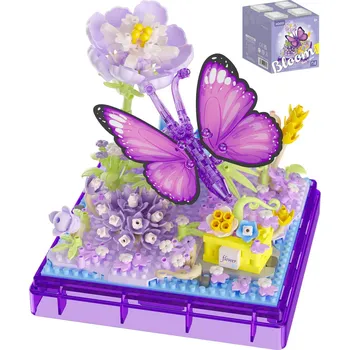 ostatní stavebnice KOCO Bloom Boutique Insect And Plant Series 03058 Butterfly 471 dílků