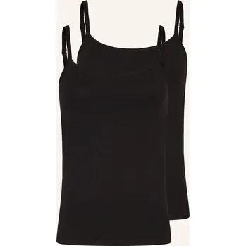 Falke Dámský Topy Daily Comfort, 2 Kusy V Balení, černá, 38