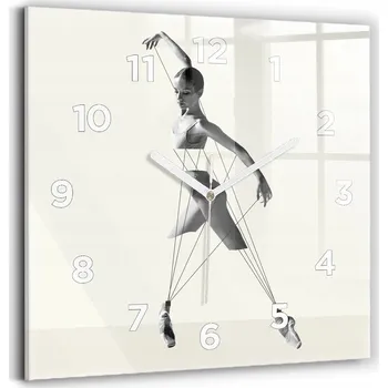 Hodiny Nástěnné hodiny Wallfluent šedé 30 cm