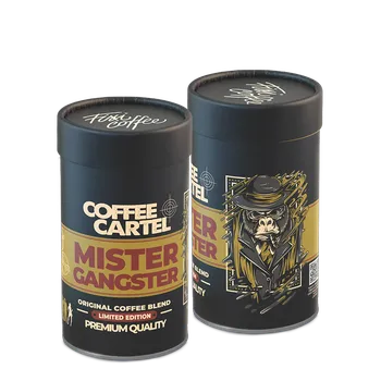 Káva Fixi Coffee Mafia – Gangster – dárková káva zrnková / papírová tuba / 250 g