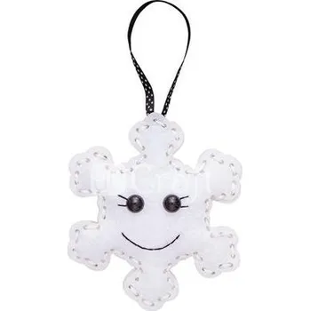 kreativní sada dpCraft Kreativní filcová sada – sněhová vločka