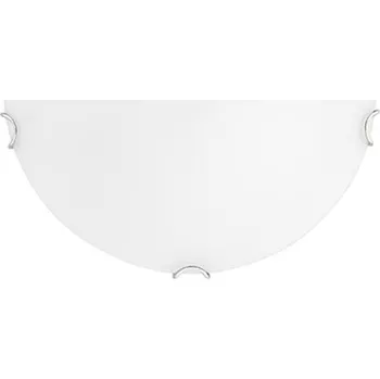 Nástěnné svítidlo NOVA LUCE nástěnné svítidlo ANCO matné bílé sklo chromovaný kov E27 1x12W 600403