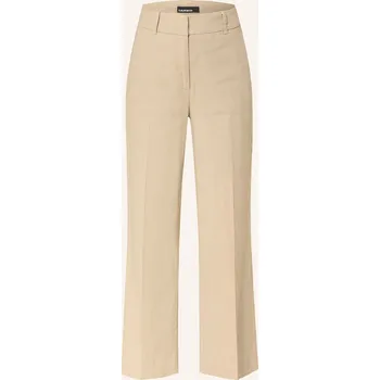 Dámské kalhoty Cambio Dámské 7/8 Chino Kalhoty California Se Lnem, béžová, 44