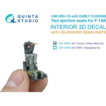 Plastikový model 1/48 GRU-7A early, 2 ejection seats for F-14 A