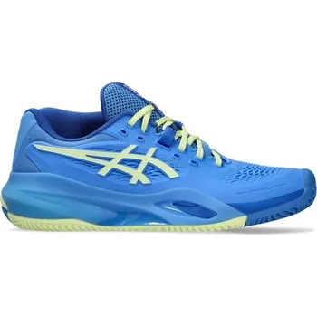 Dámská sportovní obuv Dámská tenisová obuv ASICS GEL-RESOLUTION X CLAY 10 Modrá, Reflexní neon