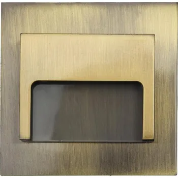 LED panel Schodišťové svítidlo Ontario LED mosaz teplá bílá 12V DC